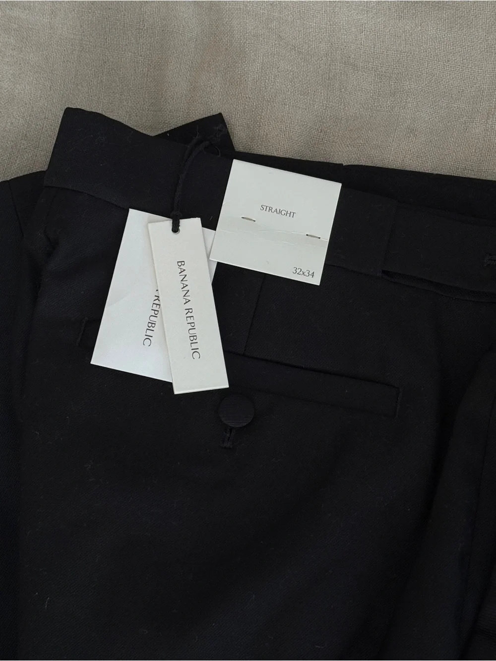 Banana Republic new Men's Black Tuxedo Pants